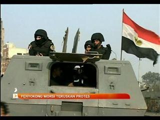 Penyokong Morsi teruskan protes