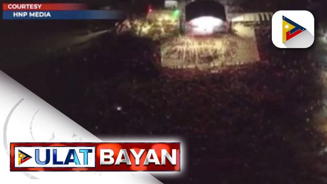 Campaign rally ng Marcos-Duterte tandem sa Ilocos Norte, hindi mahulugang karayom; Mayor Sara Duterte, sinabing nais niyang ituloy ang ilang programa ni Pres. Duterte