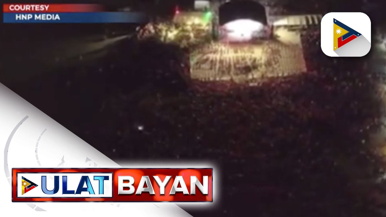 Campaign rally ng Marcos-Duterte tandem sa Ilocos Norte, hindi mahulugang karayom;  Mayor Sara Duterte, sinabing nais niyang ituloy ang ilang programa ni Pres. Duterte