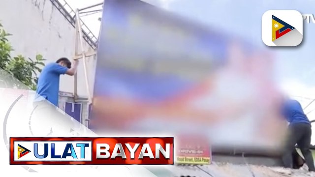 Ilang kandidato, inalmahan ang pagbabaklas ng Comelec sa campaign posters na nasa loob ng private property; Comelec, hinikayat ang mga kandidatong maghain ng reklamo kung inaakala nilang nalabag ang kanilang karapatan