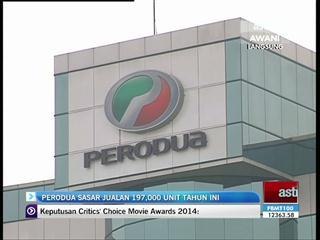 Perodua sasar jualan 197,000 unit tahun ini