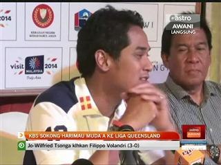 KBS sokong Harimau Muda A ke Liga Queensland