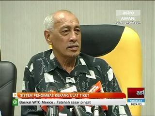 Sistem pengimbas kekang ulat tiket