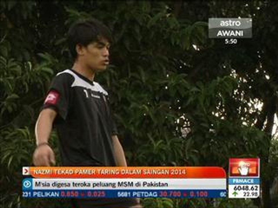 Nazmi Faiz tekad pamer taring bagi musim 2014