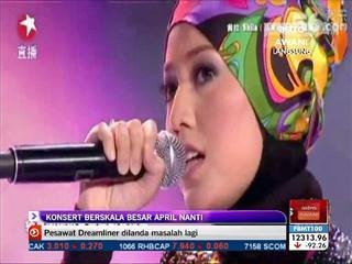 Konsert berskala besar April nanti