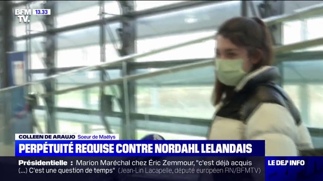 Perpétuité requise contre Nordahl Lelandais: Il faut qu'il prenne le maximum (...) ça m'a soulagée , témoigne Colleen, la sœur de Mëlys
