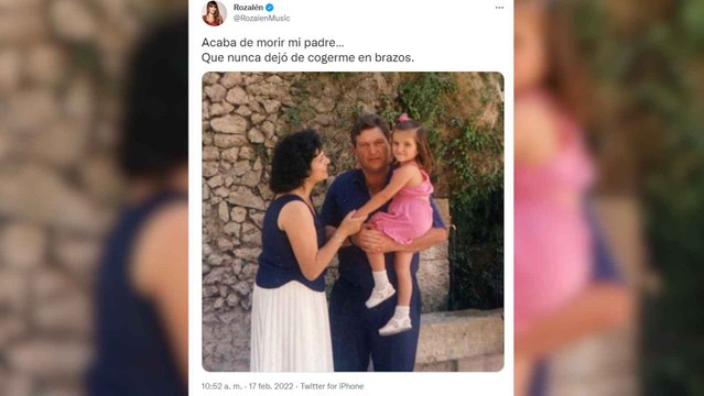 Muere el padre de Rozalén por un infarto fulminante