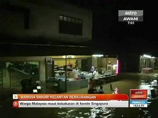 Mangsa banjir Kelantan berkurangan
