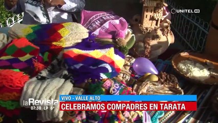 Ronald disfrutó de la tradicional fiesta de Compadres desde Tarata