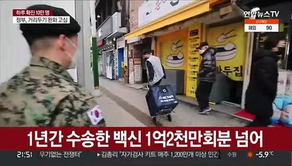군 백신 수송 1년…1억2천만회분 싣고 지구 225바퀴