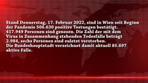Corona News Wien Stand 17.02.2022