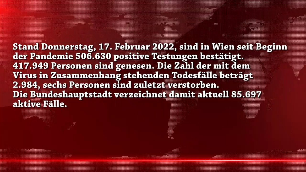 Corona News Wien Stand 17.02.2022