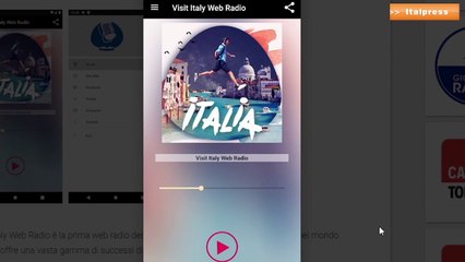 Nasce "Visit Italy Web Radio" per il rilancio del turismo