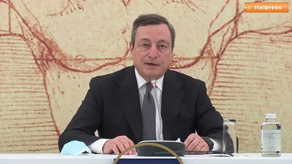 Turismo, Draghi "Da metà maggio il green pass nazionale"