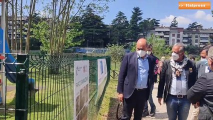 Roma, Zingaretti inaugura il Parco Sannazzaro