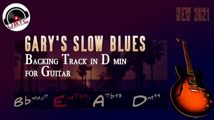Backing track Slow blues
