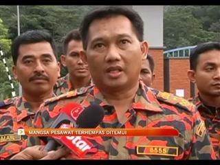 Mangsa pesawat Cessna terhempas ditemui