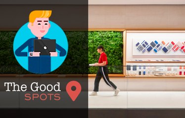 Apple inaugure son premier Store sur les Champs-Elysées