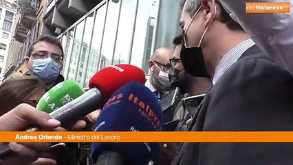 Orlando: “Lavoriamo a nuova soluzione dopo blocco licenziamenti”