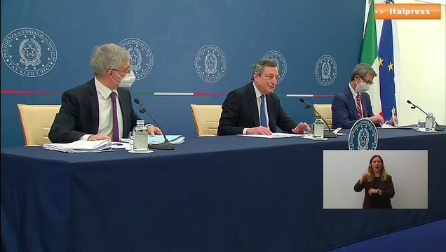 Draghi: Il decreto Sostegni bis guarda al futuro