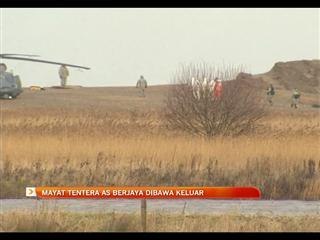 Mayat tentera AS berjaya dibawa keluar