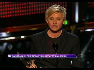 Sandra Bullock bawa pulang 4 Anugerah People's Choice