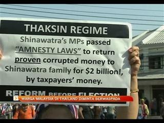 Warga Malaysia di Thailand diminta berwaspada