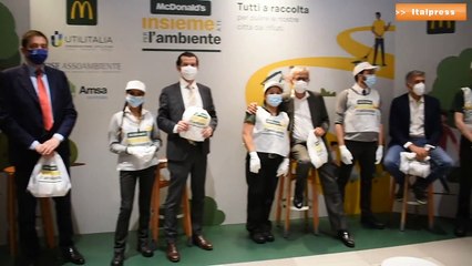 McDonald's, al via "Le giornate insieme a te per l'ambiente" contro l'abbandono dei rifiuti