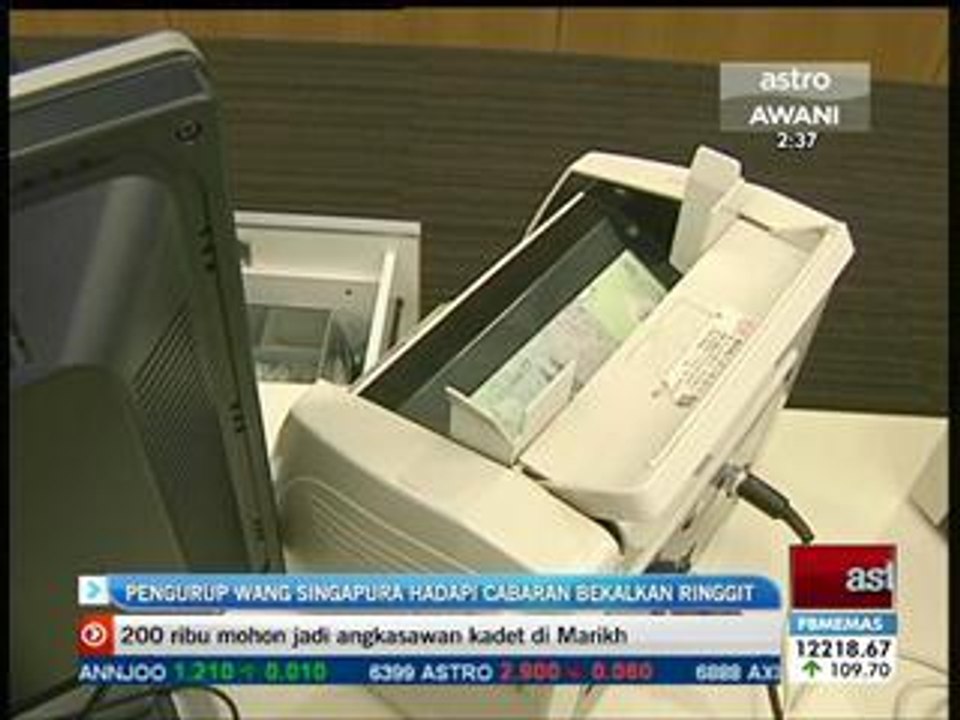 Pengurup wang Singapura hadapi cabaran bekalan ringgit