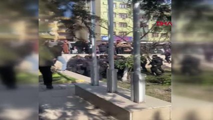 ODA BAŞKANININ DARBEDİLDİĞİ ANLAR KAMERADA