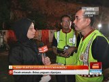 Laporan tanah runtuh di Lebuhraya Mahameru setakat jam 08.30 malam
