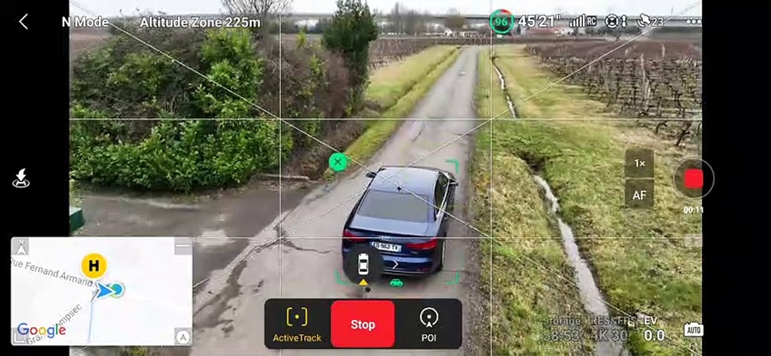Test DJI MAVIC 3 - ActiveTrack