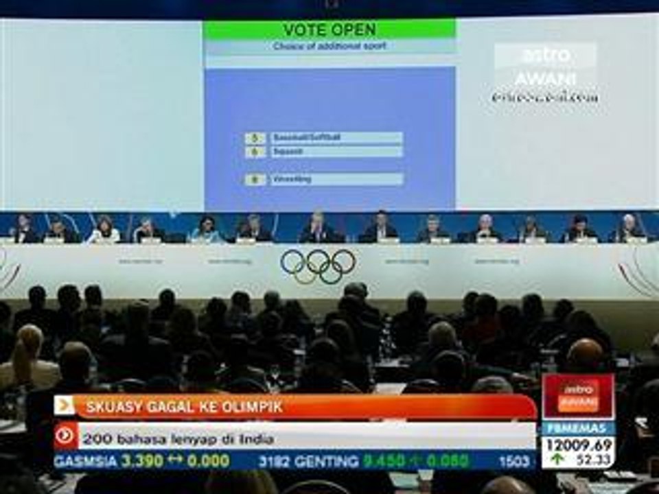 Skuasy gagal ke Olimpik