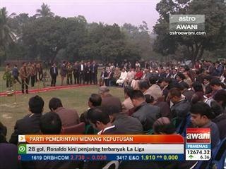 Parti pemerintah Bangladesh menang pilihan raya