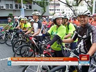 DBKL anjur kempen 'Pagi Bebas Kenderaan'