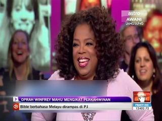 Oprah Winfrey mahu mengikat perkahwinan