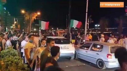 Euro 2020, tifosi in festa per la vittoria dell'Italia a Malta