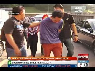 Bapa dan teman wanita didakwa bunuh anak kandung