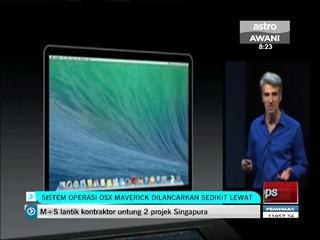 Sistem operasi OSX Maverick dilancar lewat