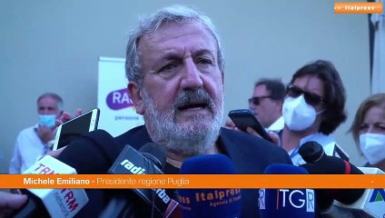 Puglia, Emiliano presenta il movimento politico "Con"