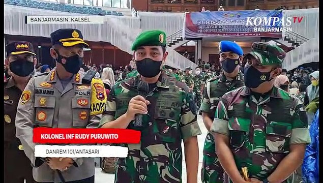 PPKM Level 3, Serbuan Vaksinasi di Banjarmasin Fokus Kejar Target Vaksin Lansia dan Anak