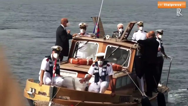 Mattarella visita la Nave Scuola Palinuro