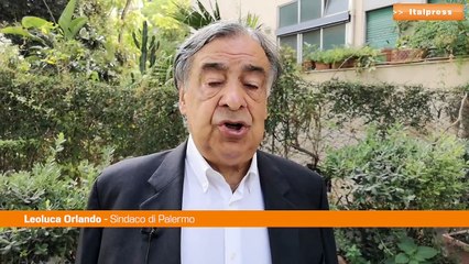 Leoluca Orlando "il vaccino unica alternativa a morte e disastro economico"