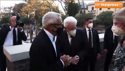 Mattarella inaugura la Mostra del cinema di Venezia