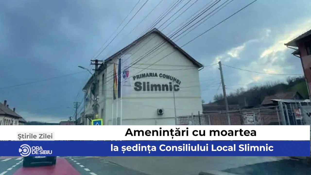 Știrile zilei sunt despre - Amenințări cu moartea la ședința Consiliului Local Slimnic,  Parcarea supraetajată din Hipodrom este gata şi Eugen Iordănescu rămâne sub control judiciar