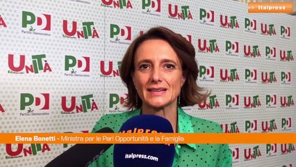 Parità, Bonetti: “Strategia nazionale straordinario passo in avanti”