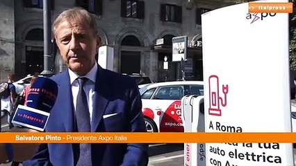 Download Video: Mobilità elettrica, a Roma arrivano le colonnine di ricarica di Axpo Italia