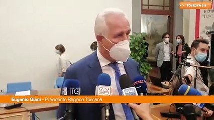 Covid, Giani "In Toscana contagi in calo"