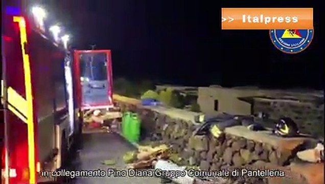 Tromba d'aria a Pantelleria