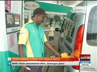 Pengurangan subsidi kaji segala aspek